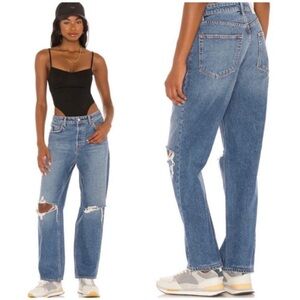 Grlfrnd Amanda Mid Rise Straight in Abbot Kinney 27